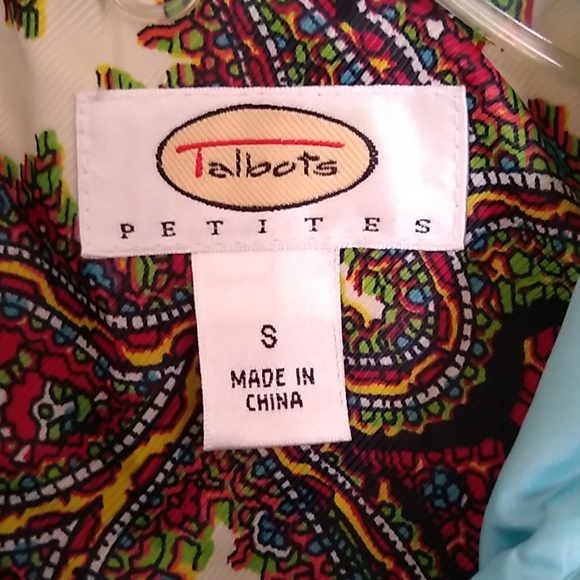 Talbots quilted down vest, light blue Small - Picture 2 of 6